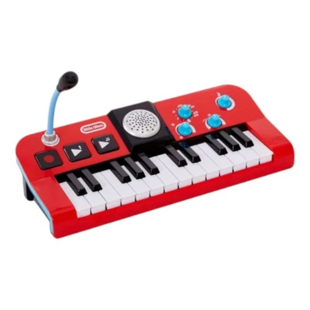 Little Tikes My Real Jam Keyboard Bluetooth Mic Red Kids Piano NWT